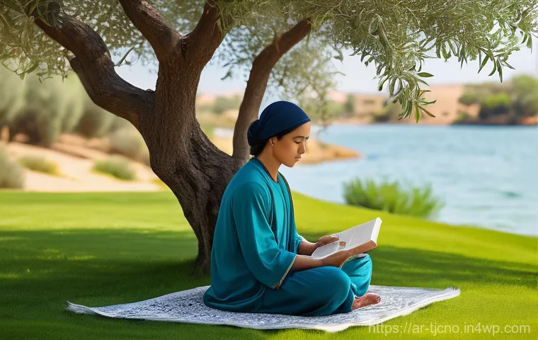 테크노스트레스와 경력 개발 - **Prompt:** A young Arab professional, male or female, in a modern, well-lit home office, looking sl...